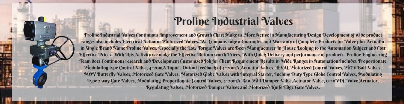 Proline-Industrial-Valves-3 Valve Manufacture India